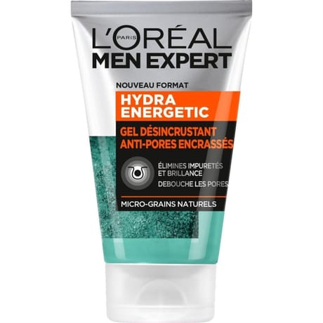 L'oréal men expert hydra energetic gel désincrustant 100 ml