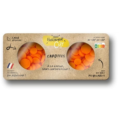 Lunor duo de carottes 2 x 130g