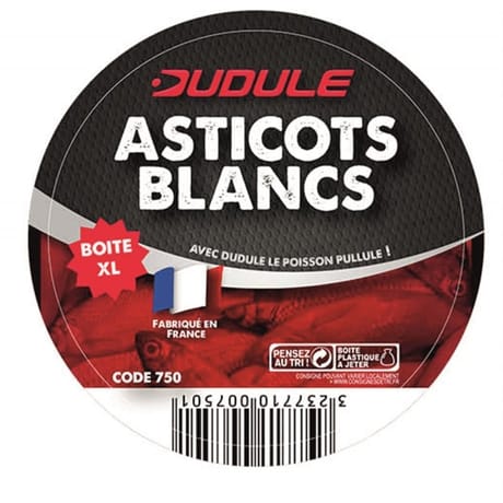 Asticots blancs moyen modèle