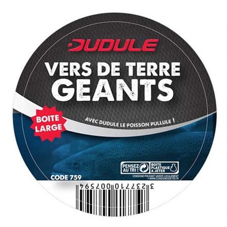Vers de terre géants 15 pièces