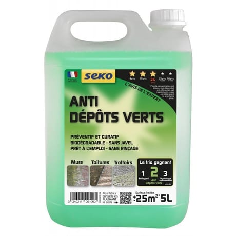 Seko anti-dépots verts 5L. Prêt à l'emploi