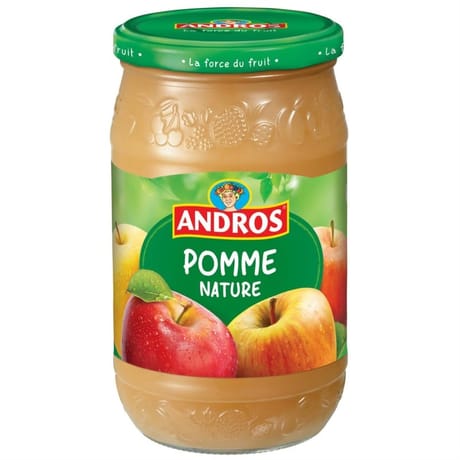Andros bocal compote de pomme nature 750g