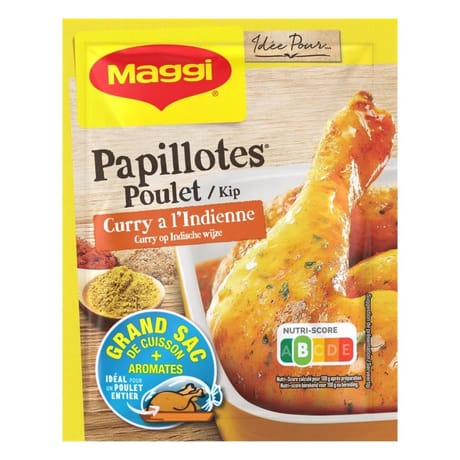 Maggi papillote poulet curry 30g