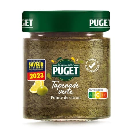 Puget tapenade verte pointe de citron 120g