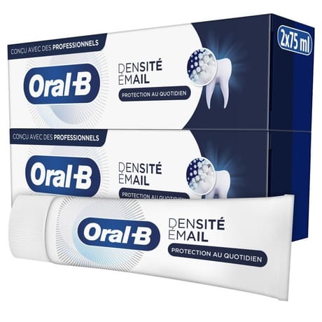 Oral-b densité émail dentifrice protection quotidienne 2x75ml