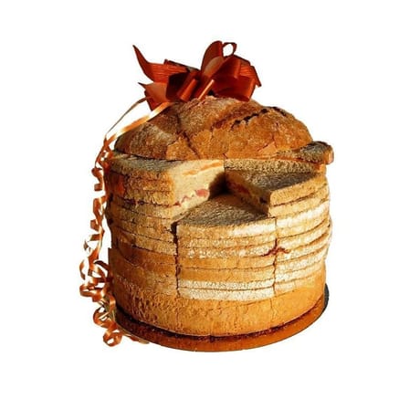 Miche garnie 48 toasts 1kg poulaillon