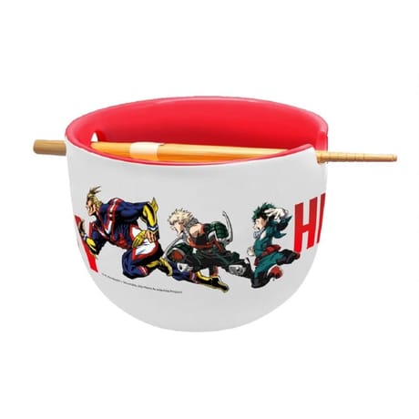 Bol ramen my hero academia avec baguettes