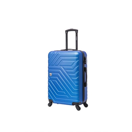 Valise rigide 75cm shuffle bleu