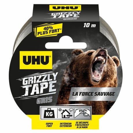 Adhésif grizzly gris  x 10 m