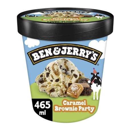 Ben & jerry's pot glace caramel brownie party 465ml 405g