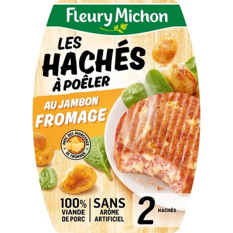 Fleury michon le haché au fromage 2x90g