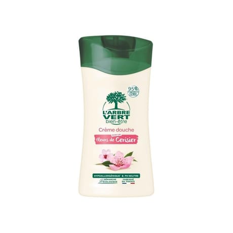 L'Arbre vert bien etre crème douche fleurs de cerisier bio 250 ml