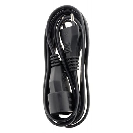 Prodelect prolongateur 3m noir 2x0.75mm2 6a 185g