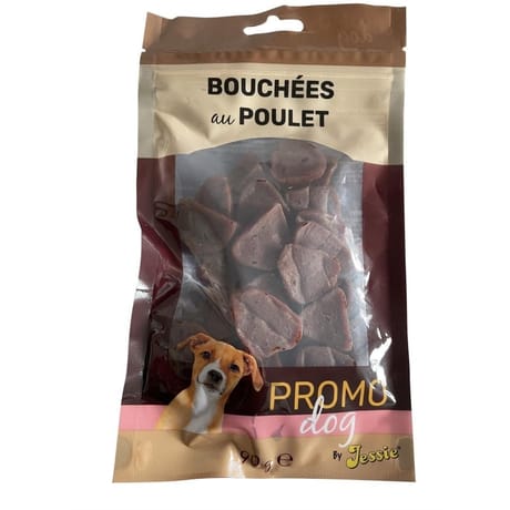 Promo dog bouchées au poulet 90g