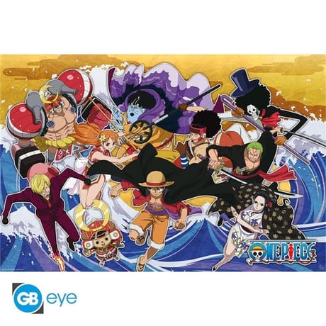 Poster "L'équipage au Pays de Wano" roulé filmé (91.5x61)