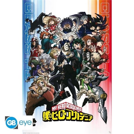 Poster mha "classe 1-a vs 1-b" roule filme (91.5x61)