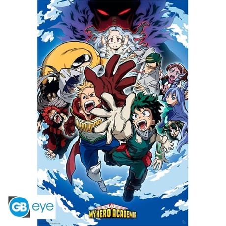Poster Eri & Groupe roulé filmé (91.5x61)