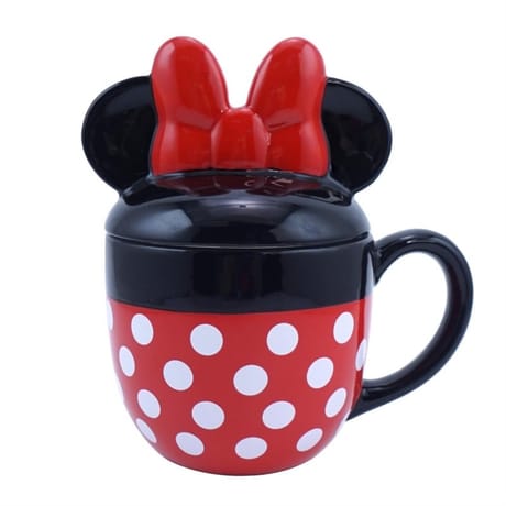 Mug 3d avec couvercle disney minnie mouse