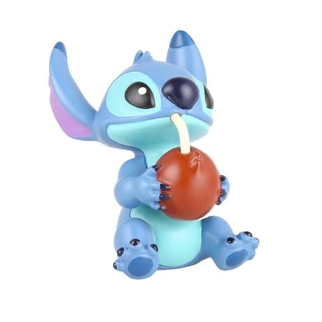 Figurine disney stitch noix de coco