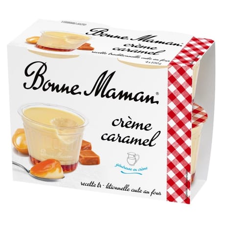 Bonne Maman crème caramel 4x100 g