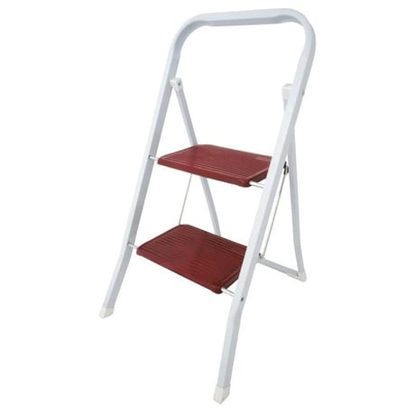 Cogex Marche pied 2 niveaux rouge pliable