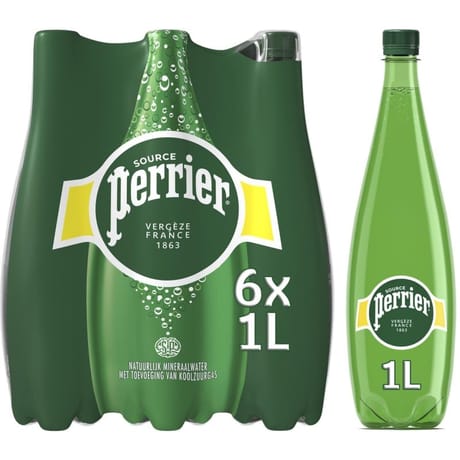 Perrier eau minérale naturelle gazeuse 6x1L