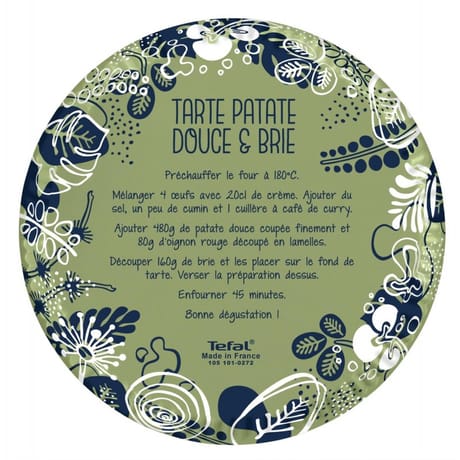 Jungle tarte bords cannelés 30cm