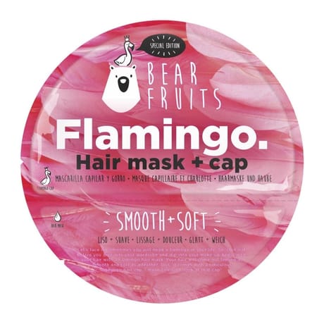 Bear fruits lissage et douceur masque capillaire + charlotte flamant rose 20ml