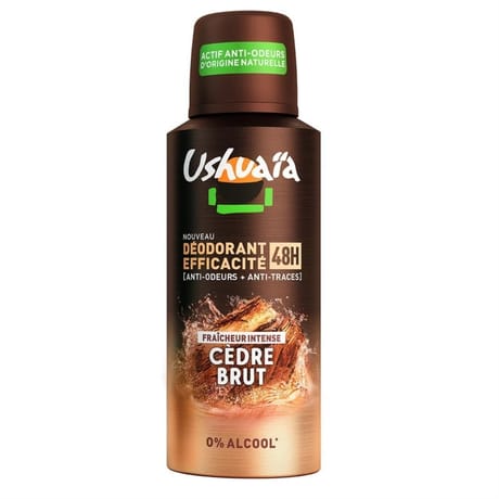 Ushuaïa homme déodorant atomiseur cèdre brut 150ml