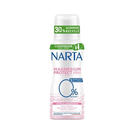 Narta déodorant femme classic compressé magnesium protect 100ml