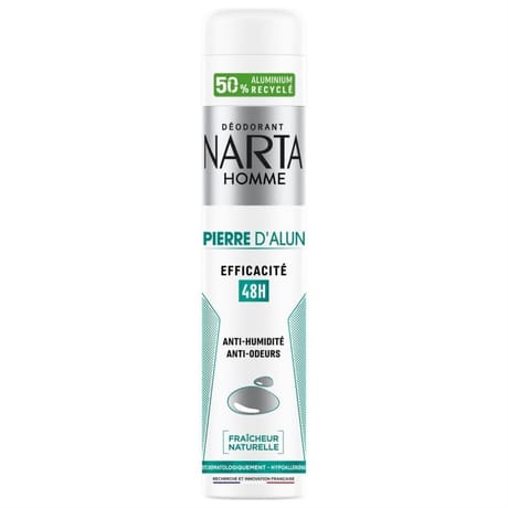 Narta déodorant homme atos pierre d'alun 200ml