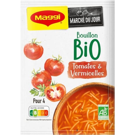 Maggi potage bio soupe bouillon tomate vermicelle 70g