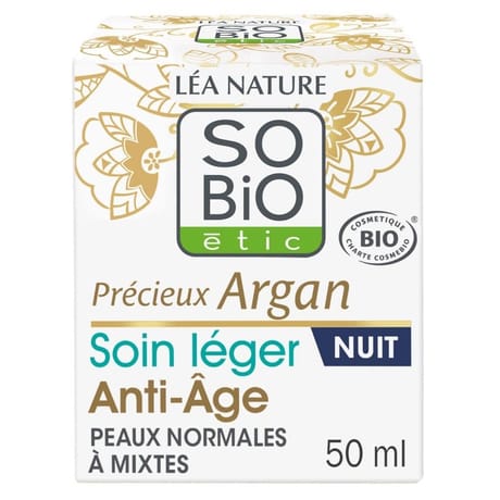 So bio soin leger nuit anti-age 50ml
