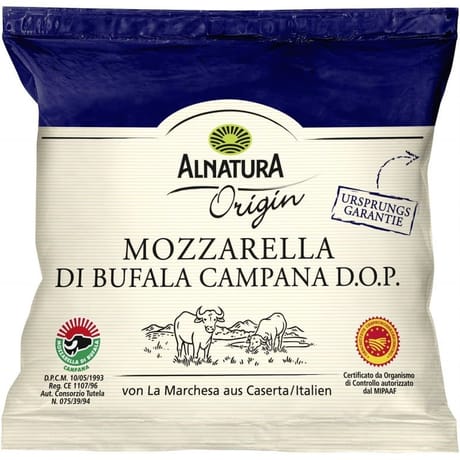 Alnatura mozzarella di bufala campana bio 125g