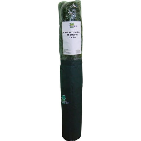 Idéal garden haie artificielle bicolore 100l 1x3m