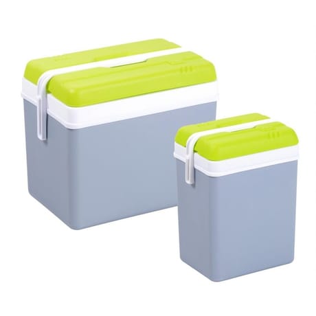 Lot de 1 glacière promo 35l + 1 glacière promo 15l gris perle