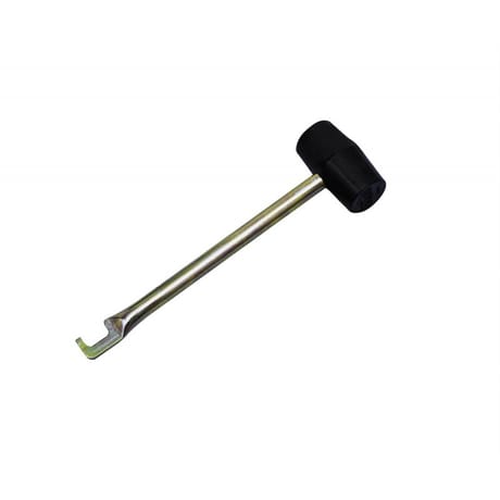 Maillet caoutchouc avec manche arrache piquet