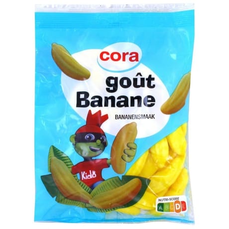 Cora kido goût banane sachet 250g