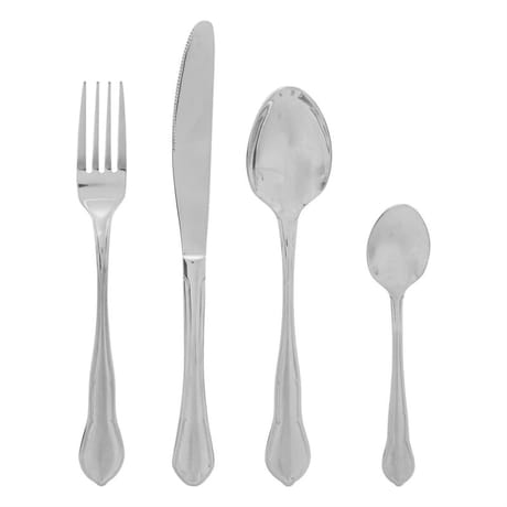 Ménagère inox 24 pièces