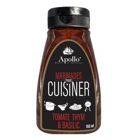 Flacon squeeze tomate thym basilic 160ml Apollo