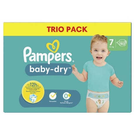 Pampers baby dry couches maxig taille 7 x93
