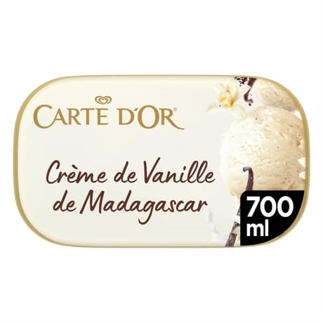 Carte d'or crème glacée crème de vanille de Madagascar 700ml 367g