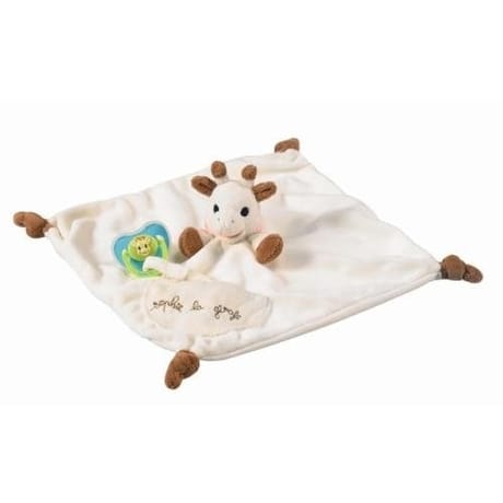 Doudou sophie la girafe avec attache sucette Vulli