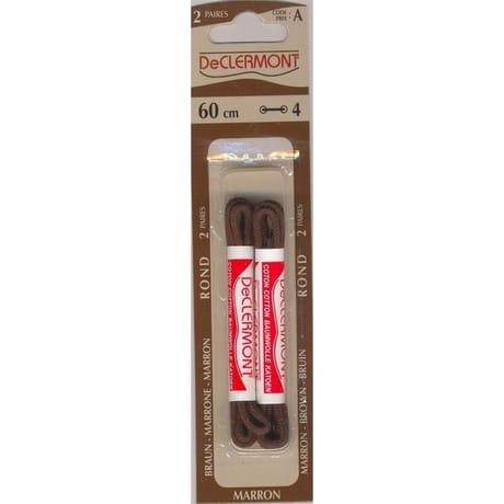 De Clermont Lacets rond 60cm marron