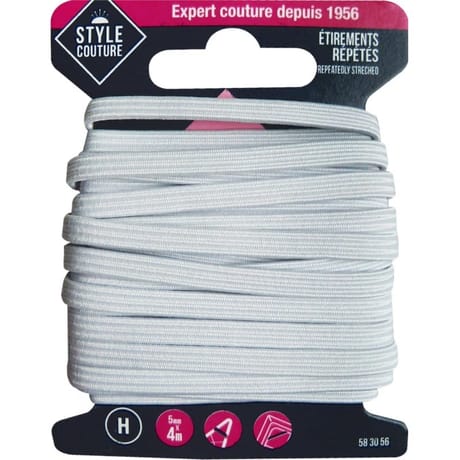 Elastique étirements répétés 4m Style couture