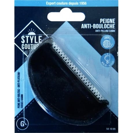 Style couture peigne anti-bouloche