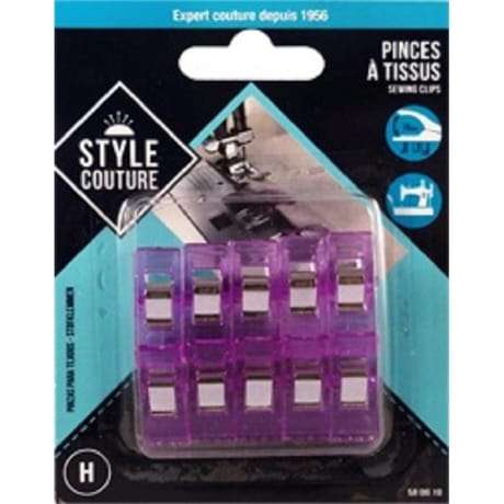 Pinces tissu