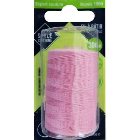 Fil coton 300m  batir rose