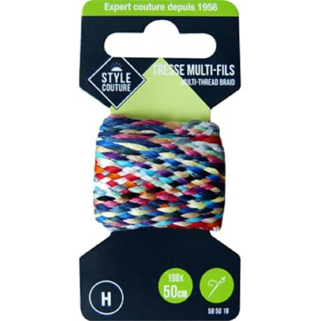 Tresse multi fils coton