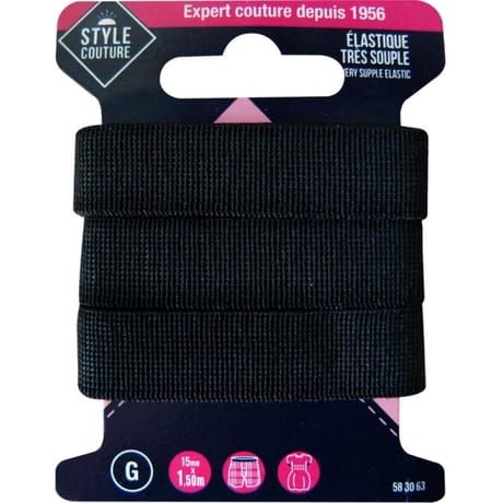 Elastic très sple nr 15mm x 1m5